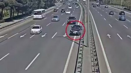 Aeroport yolunda manevr edən sürücülər ağır QƏZA TÖRƏTDİ – ANBAAN VİDEO