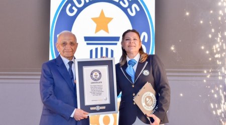 Azərbaycanlı hakimin adı Ginnesin Rekordlar Kitabına daxil edildi – FOTO