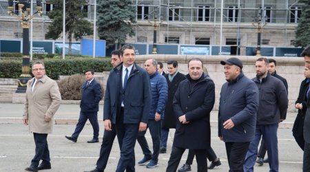 Türkiyənin ticarət nazirinin müavini Qarabağda - FOTO