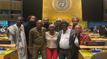 BMT-nin Nyu-Yorkdakı Baş qərargahında Afrika əsilli şəxslərin Daimi Forumunun 4-cü sessiyası başlayıb - FOTO