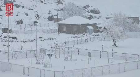 Şimal bölgəsinə 27 sm qar yağıb – FOTO/VİDEO