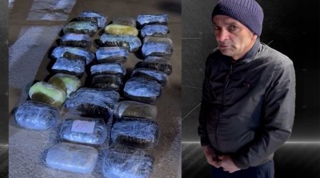 Bakıda əməliyyat: Keçmiş məhkum 29 kq narkotiklə tutuldu – ANBAANVİDEO