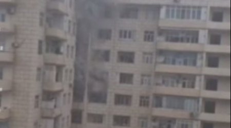 “Həzi Aslanov”un yaxınlığında BİNA YANIR – ANBAAN VİDEO