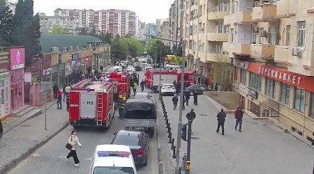 Bakıdakı yanğınla bağlı avtomobillərin hərəkətinə məhdudiyyət qoyuldu – FOTO