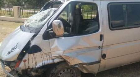 Yevlaxda sərnişin avtobusu qəzaya düşdü - Çox sayda yaralı var – ADLAR