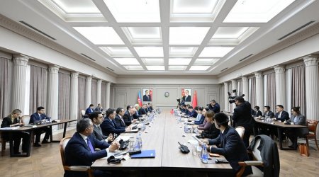 Azərbaycan-Çin Hökumətlərarası Ticarət-İqtisadi Əməkdaşlıq Komissiyasının 10-cu iclası keçirildi - FOTO