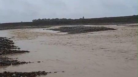 Ağdamdan keçən 2 çaya sel gəlib - FOTO