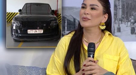 Ülviyyə Namazova 123 minlik avtomobilini nümayiş etdirdi – VİDEO