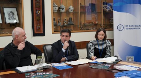 İƏGF Avrasiya Regional Mərkəzi BMT ECOSOC Gənclər Forumunda mina qurbanları ilə bağlı platformanı təqdim etdi – FOTO