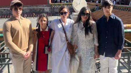 Leyla Əliyevadan Pekin səfəri ilə bağlı PAYLAŞIM - FOTO