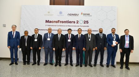 ADNSU-da “MacroFrontiers 2025: Makromolekullu Birləşmələr üzrə 3-cü Beynəlxalq Elmi Konfrans” keçirilir – FOTO