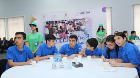 “Zəkaların mübarizəsi” olimpiadasının bilik yarışı keçirilib – FOTO