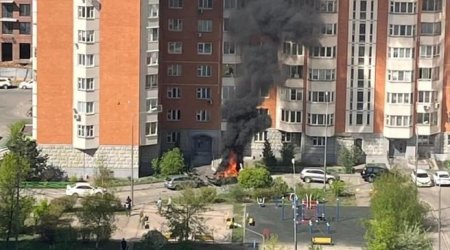 Rusiyalı generalın avtomobili belə PARTLADILDI – ANBAAN VİDEO