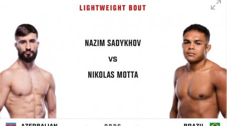 UFC-nin Bakıdakı turnirində 8 döyüş TƏSDİQLƏNDİ