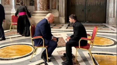 Zelenski Trampla bir araya gəldi – Bu dəfə kostyumda... -FOTO