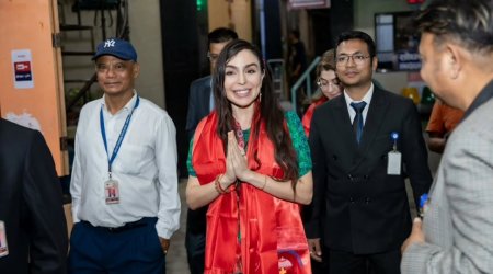 Leyla Əliyeva Nepaldan paylaşım etdi - FOTO