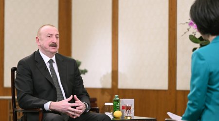 Prezident Çin liderindən DANIŞDI: “Onunla söhbət edəndə sanki köhnə dostunuzla danışırsınız” - VİDEO
