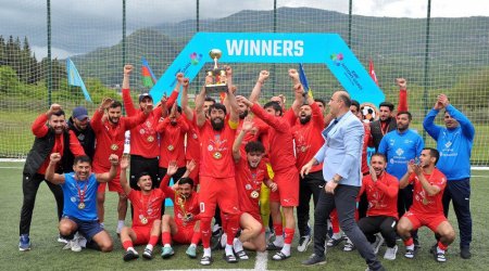 Azərbaycanın minifutbol millisi beynəlxalq turnirin qalibi oldu - FOTO