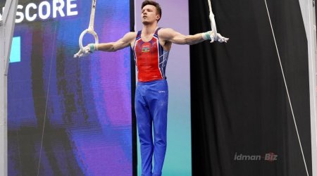 Gimnastımız Dünya Kubokunun gümüş medalını qazandı
