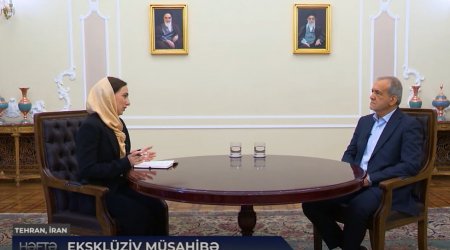 Pezeşkianın AzTV-yə müsahibəsi - TAM VİDEO