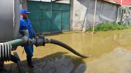 Bakıda yağış sularının evlərə dolmaması üçün YENİ LAYİHƏ – FOTO/VİDEO