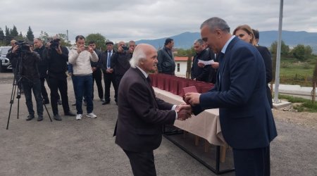 Ballıcada 15 ailəyə mənzillərin açarları verildi - FOTO