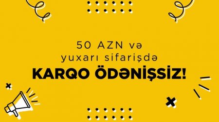 Trendyol 50 manatdan yuxarı sifarişlərdə çatdırılmanı pulsuz etdi