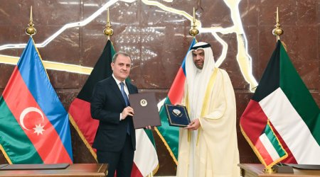 Azərbaycan və Küveyt arasında Əməkdaşlıq üzrə Yol Xəritəsi qəbul edildi - FOTO