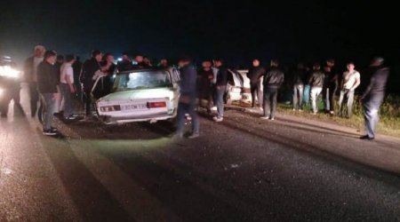Ağstafada qəza: Xəsarət alanlar var