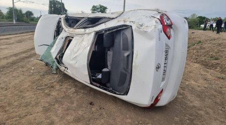 Xaçmazda bir ailənin düşdüyü ağır qəzanın FOTOLARI