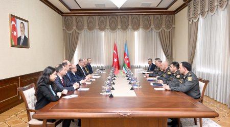 Zakir Həsənov Türkiyə MMU-nun rektorunu qəbul etdi - FOTO/VİDEO