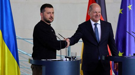 Şolts səlahiyyətlərinin icrasının son günündə Zelenski ilə DANIŞDI