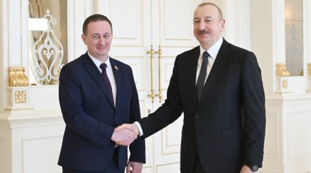 İlham Əliyev Belarusun Baş nazirini qəbul etdi – FOTO/VİDEO