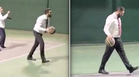Suriya lideri nazirlə basketbol oynadı, gündəm oldu - VİDEO