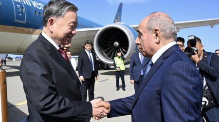 Vyetnam lideri Azərbaycana GƏLDİ - FOTO