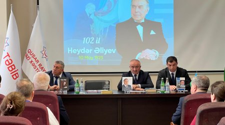 Qusarda Heydər Əliyevin anadan olmasının 102 illiyinə həsr olunmuş “Xalqa bağışlanan ömür” adlı tədbir keçirildi - FOTO