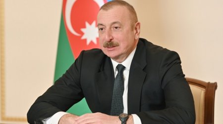 İlham Əliyev Almaniya Kanslerinə təbrik məktubu göndərib