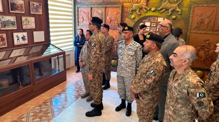 Pakistan nümayəndə heyəti Milli Müdafiə Universitetində - FOTO/VİDEO