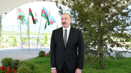 Prezidentin sosial şəbəkə hesabında Ağdam Muğam Mərkəzinin açılışından VİDEO paylaşıldı