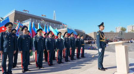 Dövlət Sərhəd Xidmətinin Akademiyasını bu il 168 kursant bitirib - FOTO