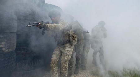 Türkiyə və Azərbaycan hərbçiləri Naxçıvanda təlimdə - FOTO