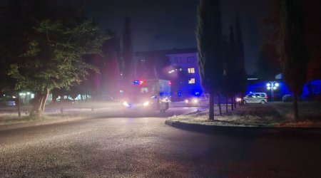 Lənkəranda avtobusdan düşən qadını maşın VURDU - FOTO