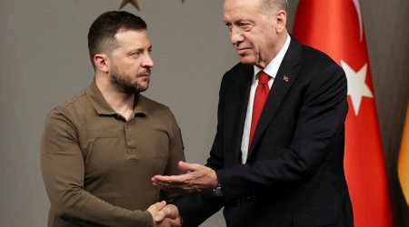 Zelenski Türkiyə səfərini başa vurdu - VİDEO