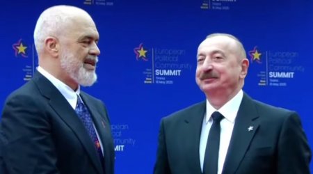 İlham Əliyev Tiranada belə qarşılandı – VİDEO