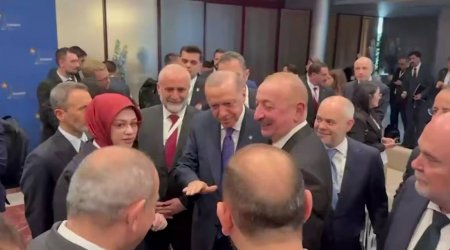 İlham Əliyev Albaniyada Ərdoğanla görüşdü – VİDEO