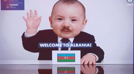 Prezidentləri güldürən sürpriz... – VİDEO