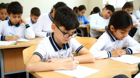 8 nömrəli məktəbdə monitorinq imtahanında nə BAŞ VERDİ? - Uşaqlar ağlayaraq çıxdılar - VİDEO