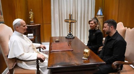 Zelenskinin Roma Papası ilə görüşü baş TUTDU - FOTO
