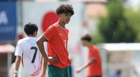 Ronaldonun oğlu dubl etdi, atası kimi sevindi - VİDEO