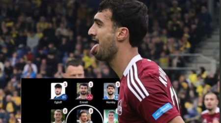 Mahir Emreli Almaniyada həftənin rəmzi komandasına DÜŞDÜ